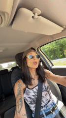Behind the wheel in Pleven on a summer morning