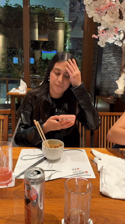 Late-night dining at Japanese restaurant in Puebla documented