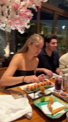 Late-night dining at Japanese restaurant in Puebla documented