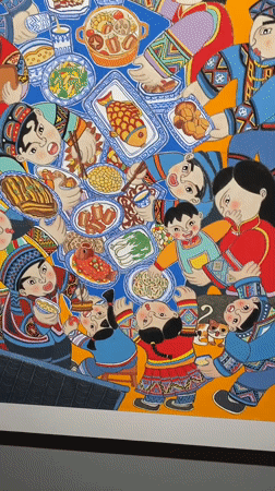 Morning spent at a Chongqing art exhibition, Yuzhong District