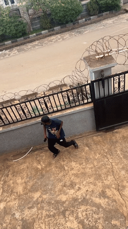 Morning life documented across residential Abuja neighborhoods