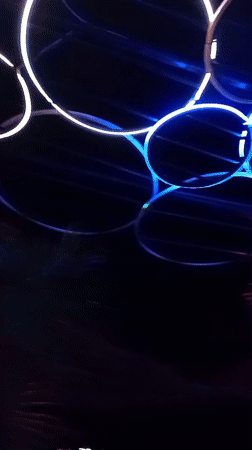 Nigerian nightlife spots lit up with neon installs and club performances