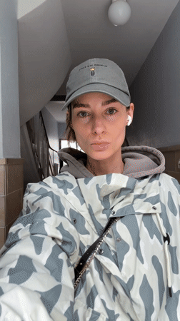 Woman's morning routine in Kiel includes juice, nail salon visit