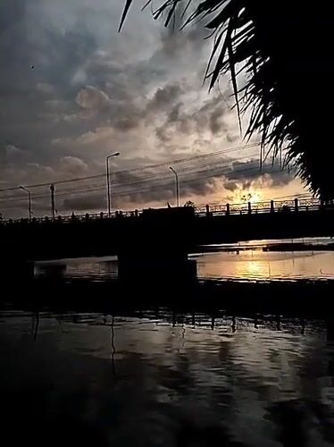Daily waterfront life documented in Lhokseumawe, Indonesia