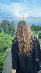 Evening strolls captured in rural Indonesian landscapes near Mengwi