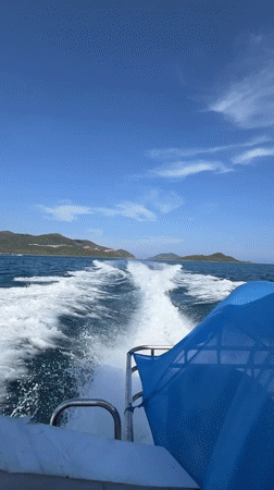 Motorboat journey captured off Nha Trang coast Vietnam