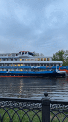 Cruise Ship 'City Lights' Spotted on River Near Khimki