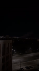 Nighttime lights observed over Kyiv skyline, April 15