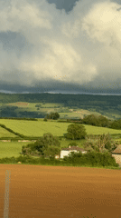 Rural landscape documented in Massilly, France countryside