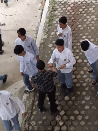 Early morning school activities observed in Lhokseumawe, Indonesia