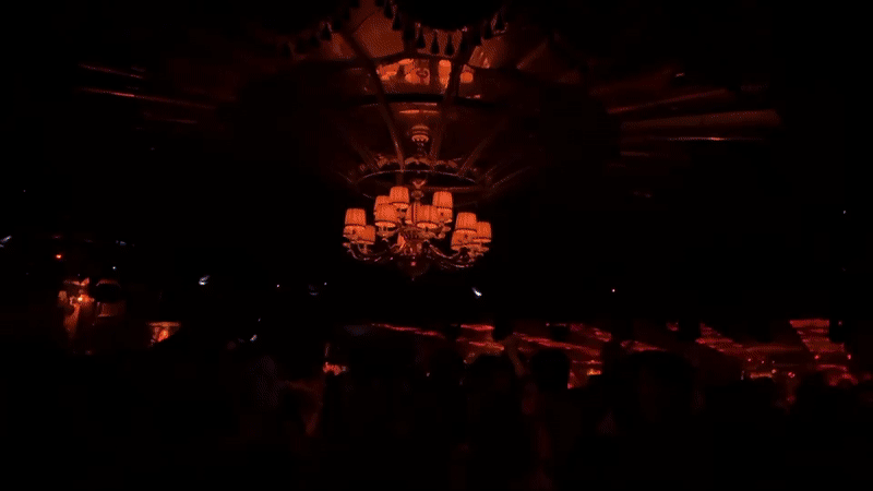 Nightclub scene captured on video in Mexico City