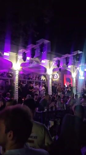 Outdoor music festival draws dancing crowds in Varna, Bulgaria