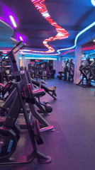 Gym workout session documented in North Kuta, Indonesia