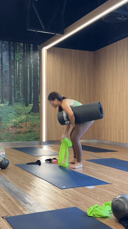 Morning yoga and agility training at a Chiang Mai fitness studio