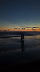 Morning tourist activity observed at North Kuta beach area