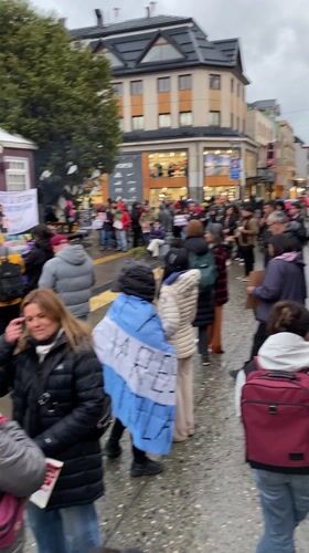 Glacier protection protest held in Ushuaia, Argentina