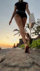 Sunset crowds gather at North Kuta beach tourist spot
