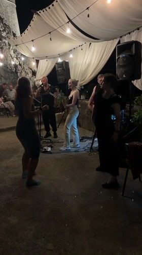 Live music night captured at outdoor venue in Montenegro