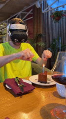 VR Birthday Celebration and Dinner Gathering in Moscow Restaurant