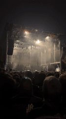 Judas Priest live, crowd packed in and phones up