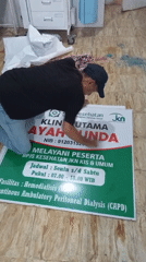 Morning operations documented at Lhokseumawe dialysis clinic, Indonesia