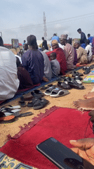 Morning gatherings and street activity recorded in Gwagwalada, Nigeria