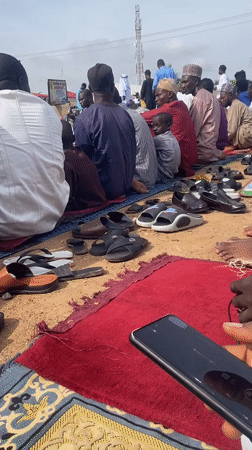 Morning gatherings and street activity recorded in Gwagwalada, Nigeria