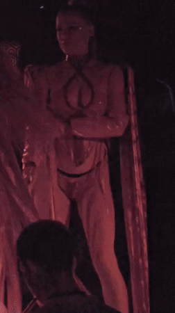 Nightclub party with costumed performers draws crowds in Sofia