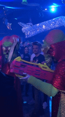 Martian-costumed attendees spotted at space-themed Sofia venue