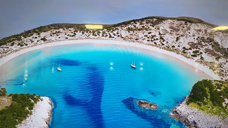 Aerial tour of Mediterranean and tropical highlights, tagged from Dnipro