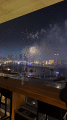 Fireworks display lights up Dubai skyline from Deira viewpoints