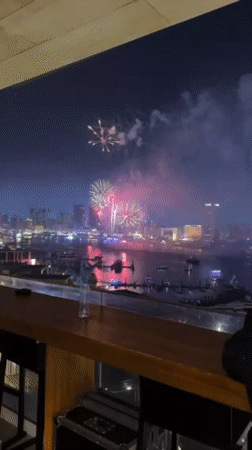 Fireworks display lights up Dubai skyline from Deira viewpoints