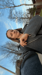 Family documents afternoon walk in Reshetnikovo with selfies