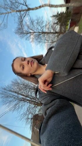 Family documents afternoon walk in Reshetnikovo with selfies