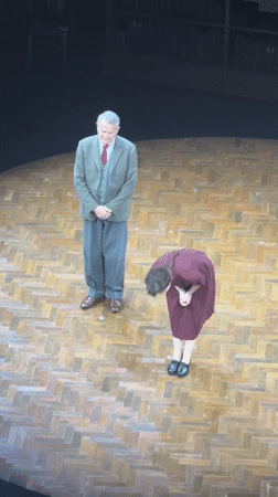 Harry Potter stage performers bow at London Palace Theatre