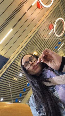 Woman observed at multiple locations near Athens airport terminal