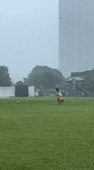 Rainy morning at Colombo Cricket Club grounds