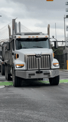 Heavy Commercial Traffic Observed in New Westminster During Evening Hours