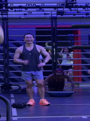 Group fitness sessions and casual Chiang Mai moments on a June morning