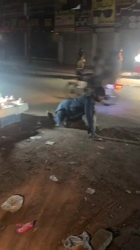 Evening street scenes and pottery displays in Gulgasht Colony