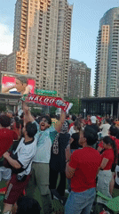 Mississauga's Celebration Square hosts outdoor soccer watch party