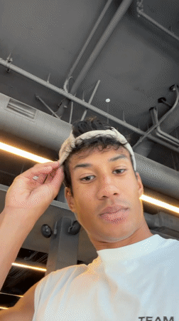 Gym workout session recorded in Los Angeles