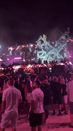 Outdoor DJ festival lights up a summer night in Nesebar