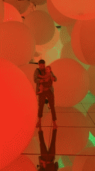 Families visit immersive digital art museum in Koto, Japan
