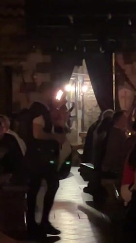 Performance captured at Budapest restaurant venue
