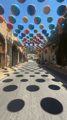 Tel Aviv street market: hanging decor, wooden carvings, antique rings