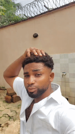 Man Records Outdoor Selfie Video in Obosi, Nigeria