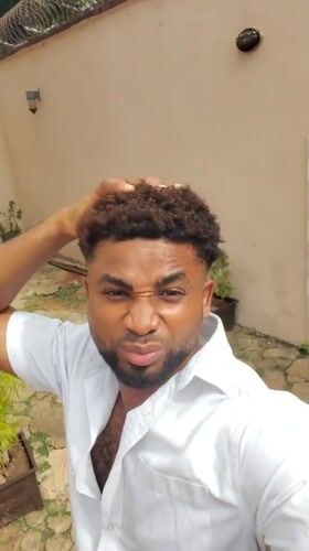 Man Records Outdoor Selfie Video in Obosi, Nigeria