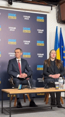 Media event held at Ukraine Media Center in Bucha