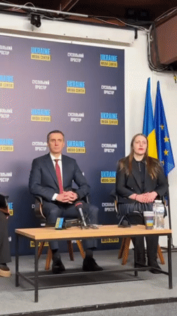 Media event held at Ukraine Media Center in Bucha